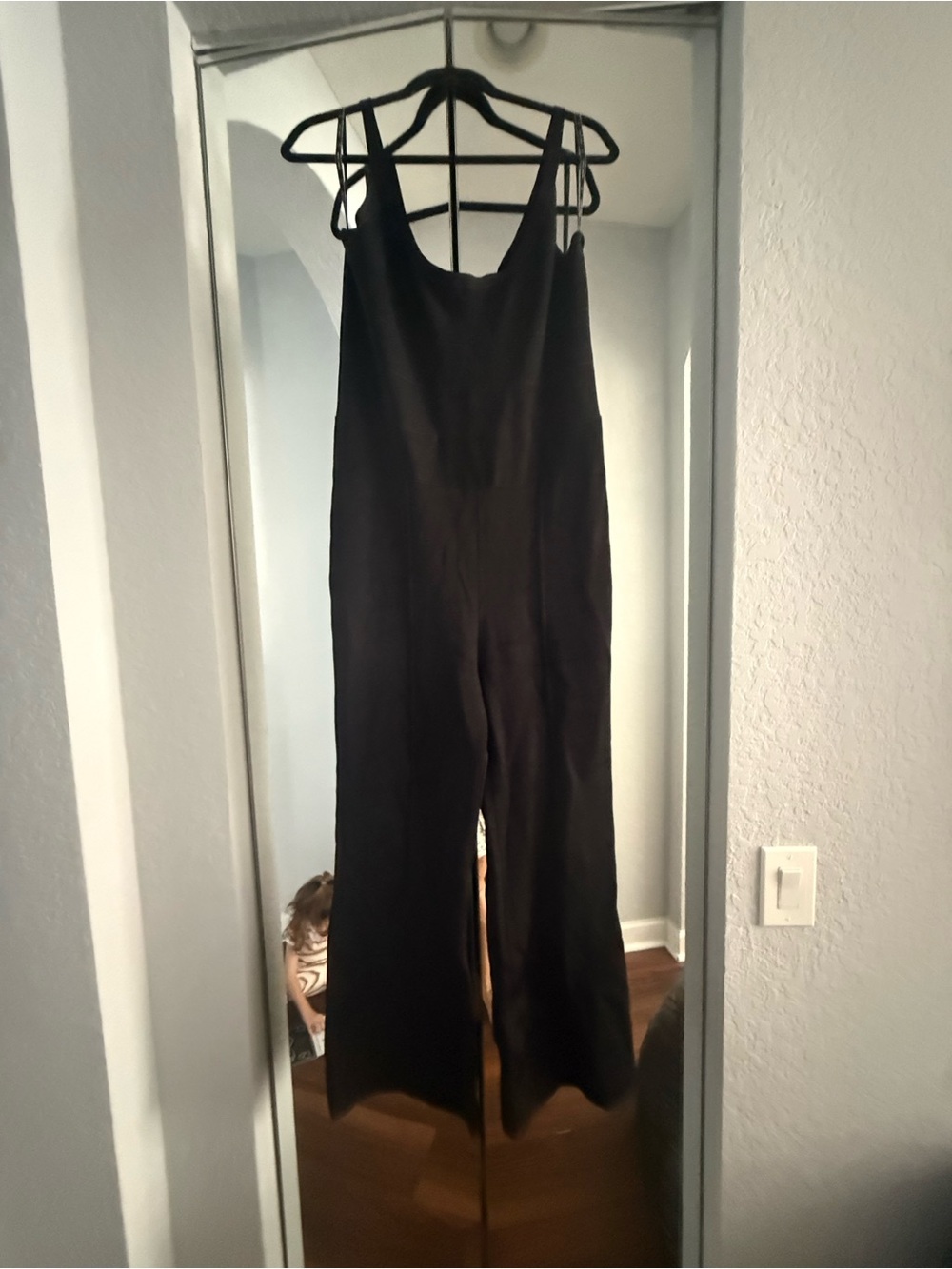 Herve Leger Black Wide-Leg Jumpsuit - Women